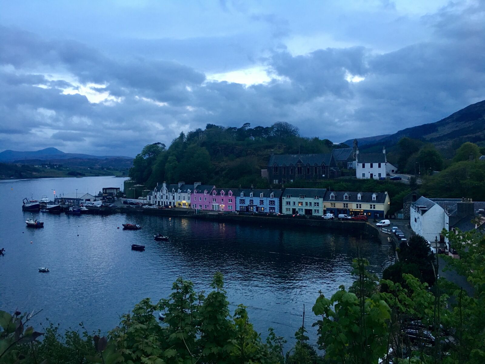 Apple iPhone 6s Plus sample photo. Portree, skye, bay photography