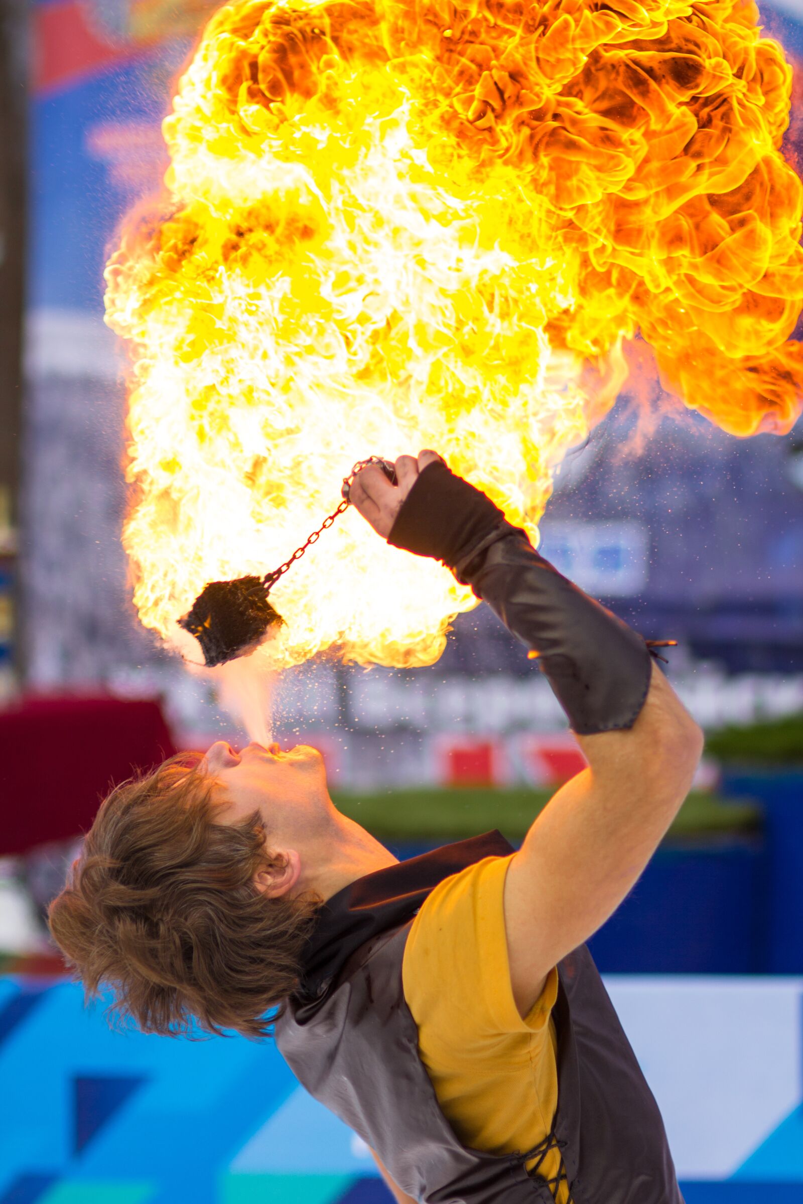Canon EOS 60D sample photo. Fire show, fire, flame photography