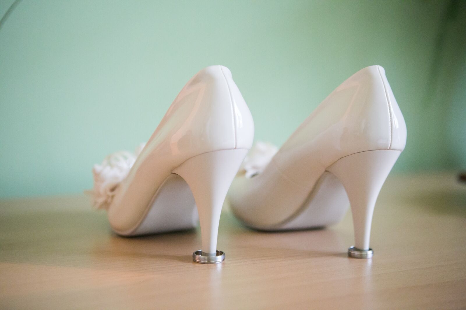 Canon EF 24-70mm F2.8L USM sample photo. Wedding, shoes, ring photography