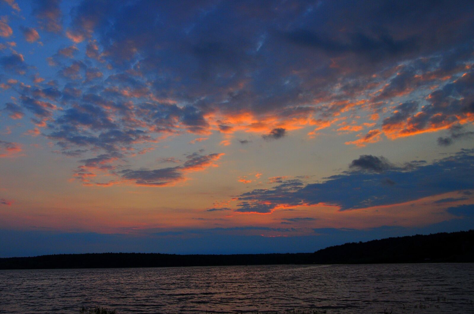 Nikon D5000 sample photo. Twilight, lake, water photography
