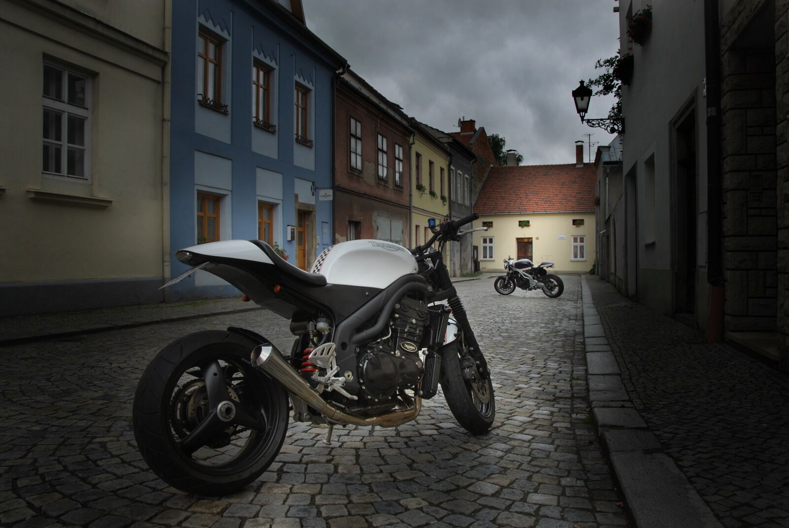 Nikon D60 sample photo. Motorbike, motorcycle, triumph photography