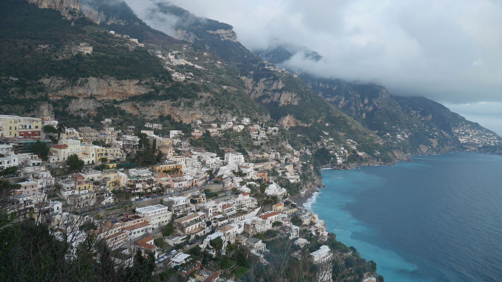 Panasonic Lumix DMC-GF7 sample photo. Shore, italy, positano photography