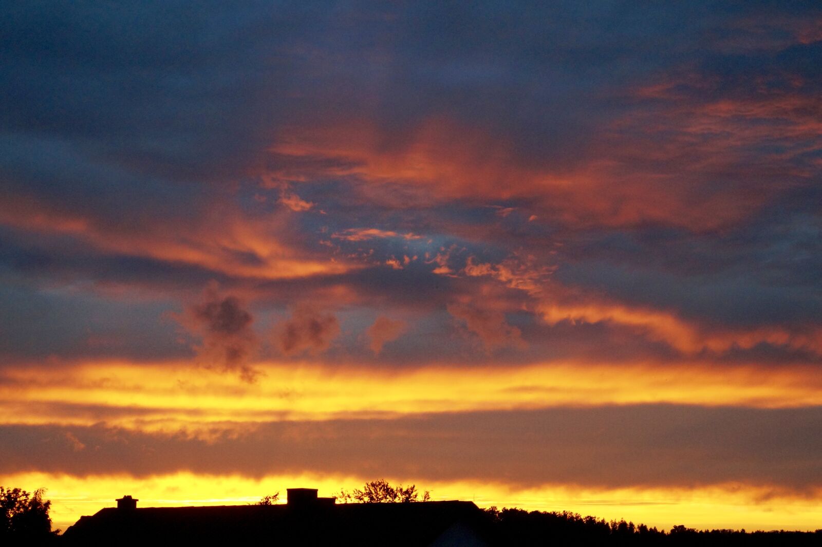 Sony DT 18-55mm F3.5-5.6 SAM II sample photo. Afterglow, evening, evening, sky photography