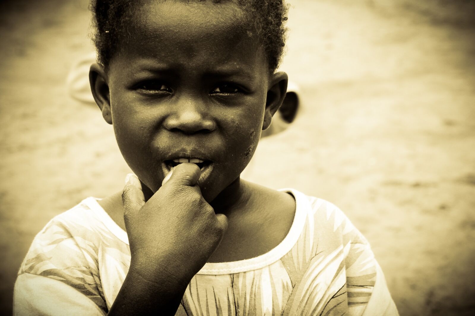 Canon EOS 1100D (EOS Rebel T3 / EOS Kiss X50) sample photo. African child, joy, sadness photography