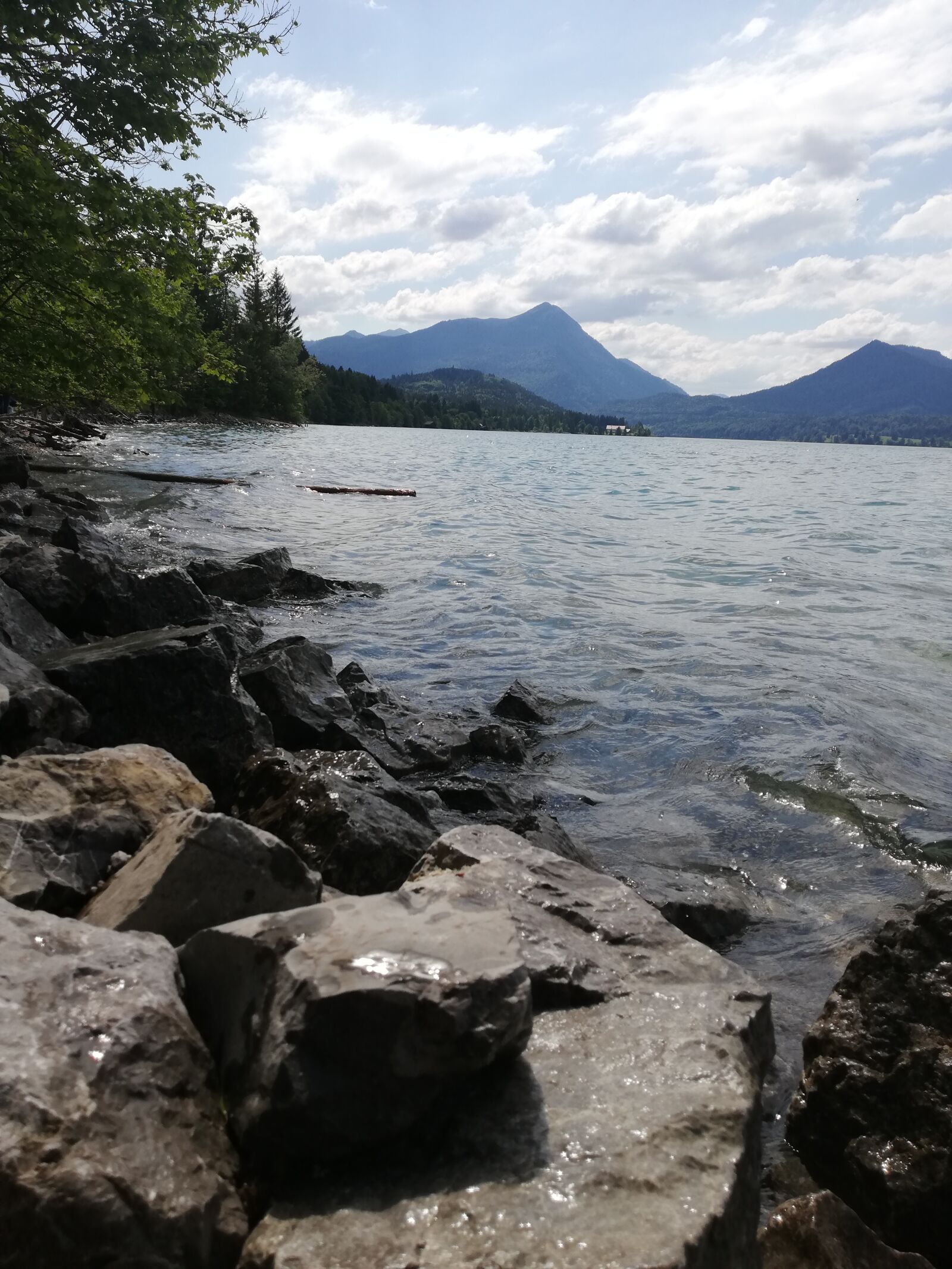 HUAWEI P20 lite sample photo. Walchensee, water, lake photography