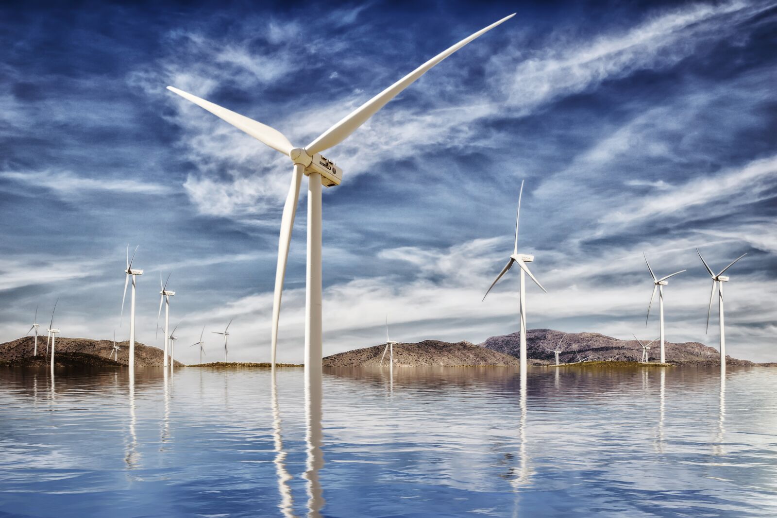Nikon D3300 sample photo. Park wind farm, energy photography