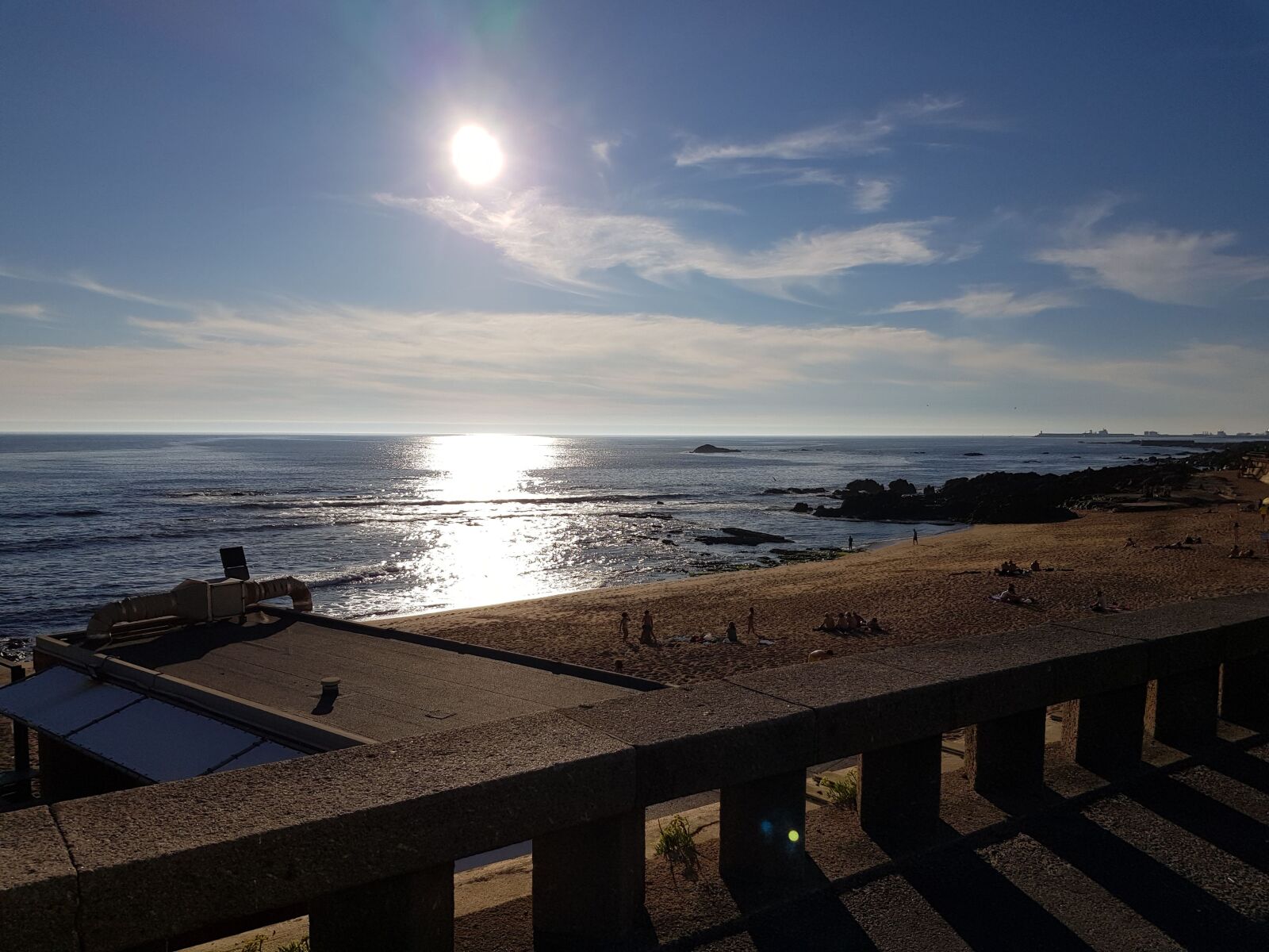 Samsung Galaxy S8 sample photo. Port, sunset, ocean photography