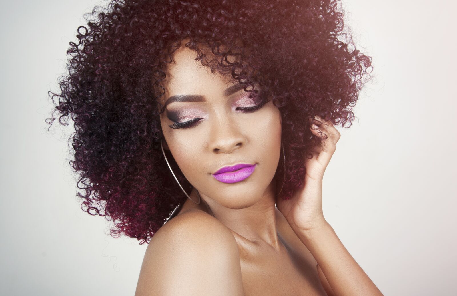 Nikon D90 sample photo. Hair, lipstick, girl photography