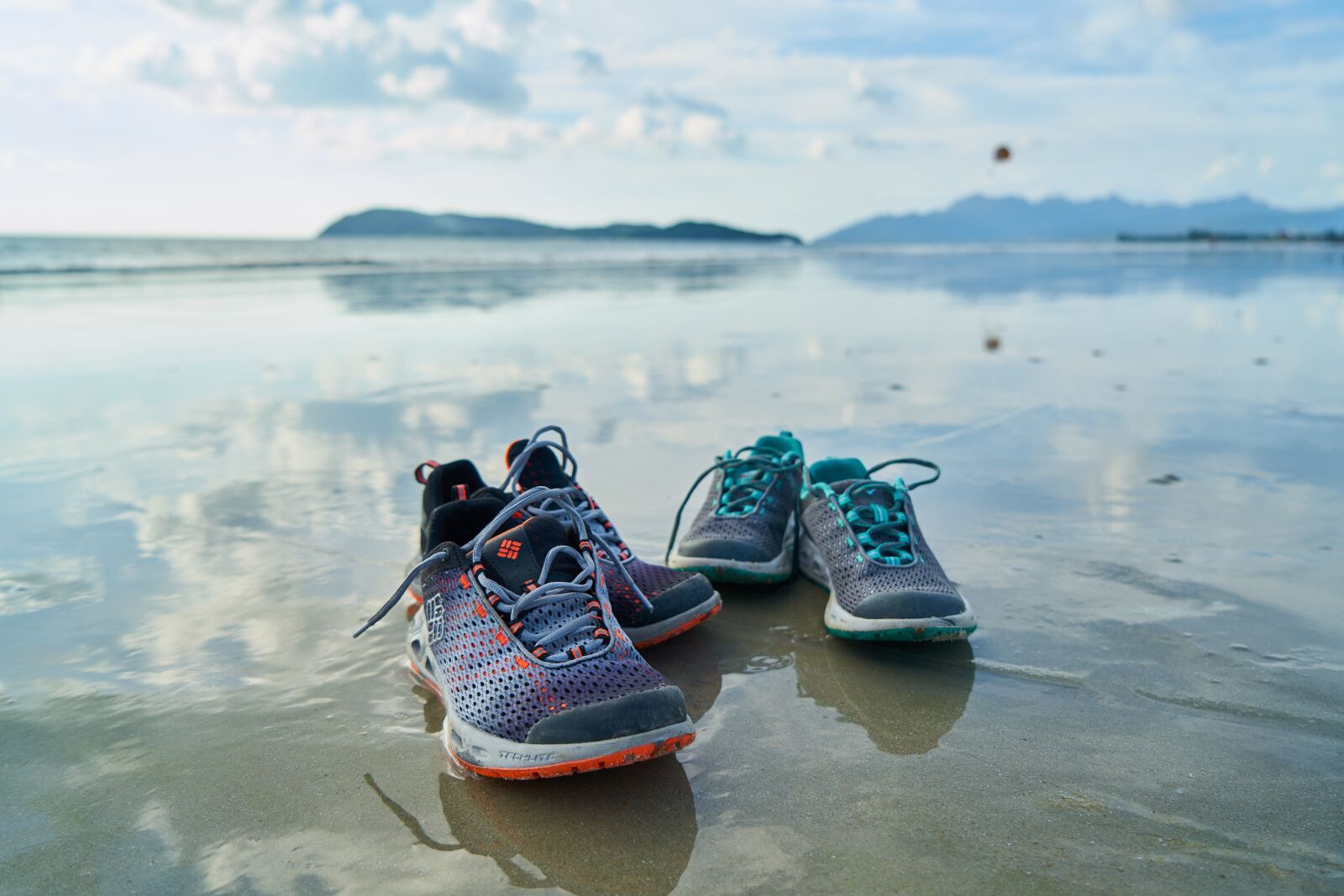 Sony a7R II sample photo. Shoes, sports, beach photography