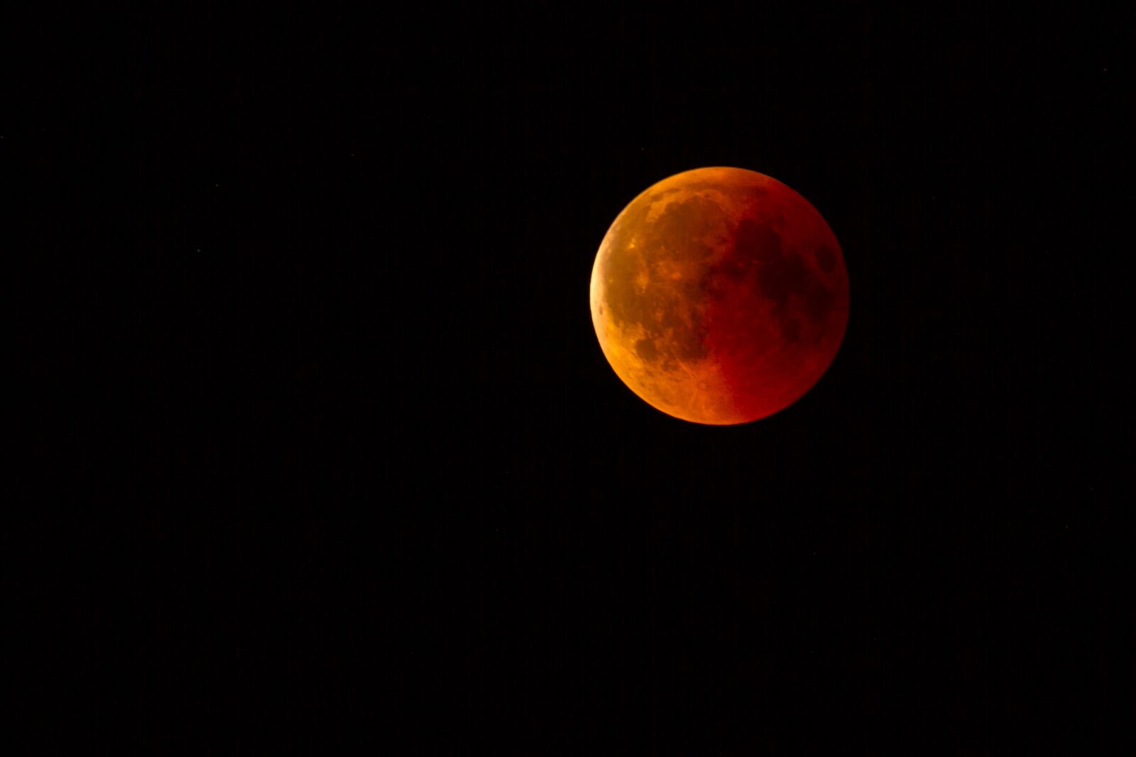 Canon EOS 7D + 150-600mm F5-6.3 DG OS HSM | Contemporary 015 sample photo. Lunar eclipse, blood moon photography