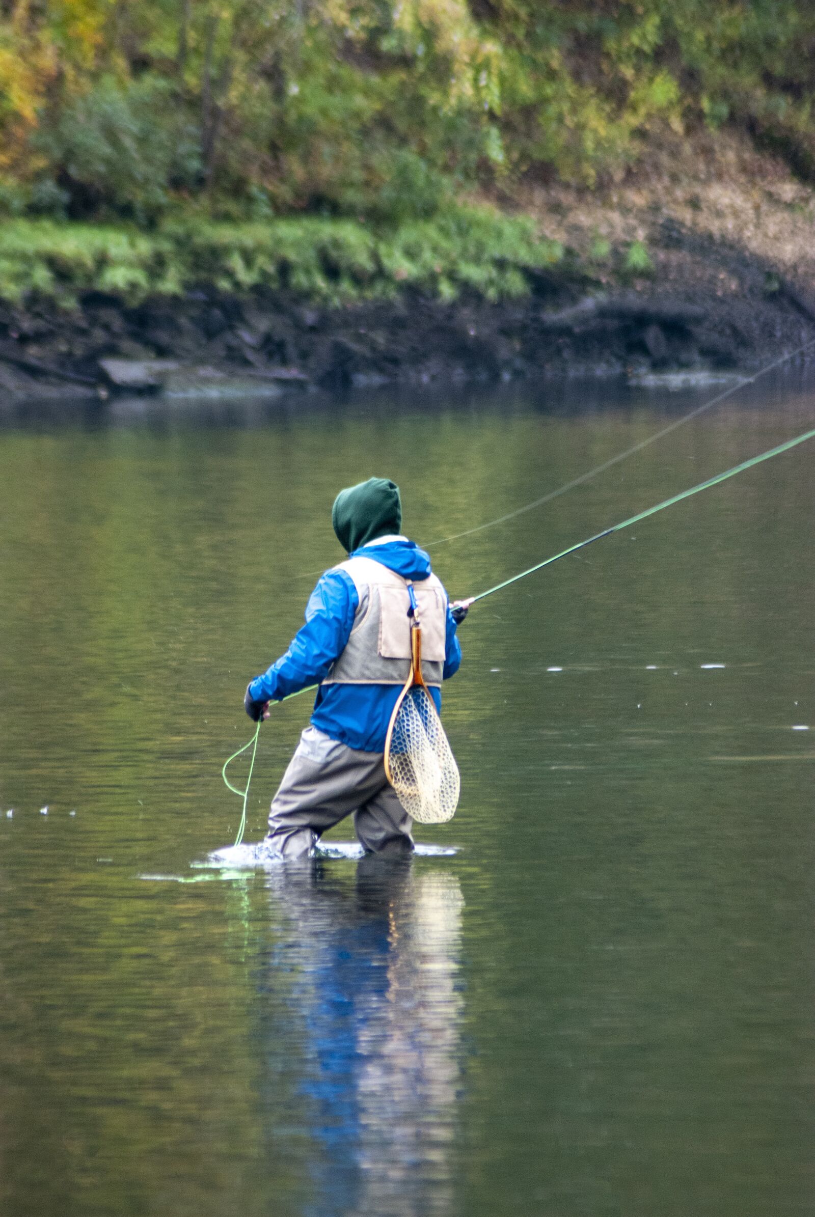 Nikon D80 sample photo. Fly fishing, angler, fishing photography