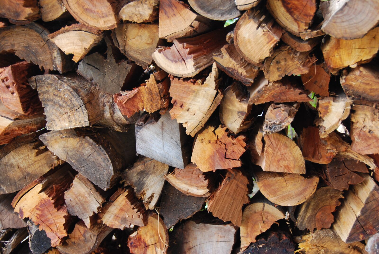 Nikon D60 sample photo. Logs, firewood, wood photography