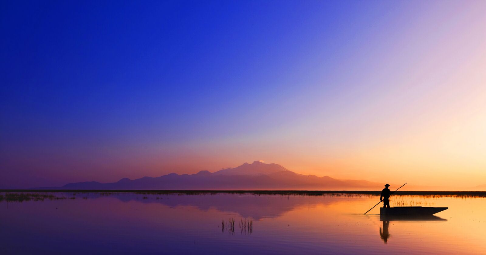 Canon EOS 5D Mark II sample photo. Boat, mountain, landscape photography