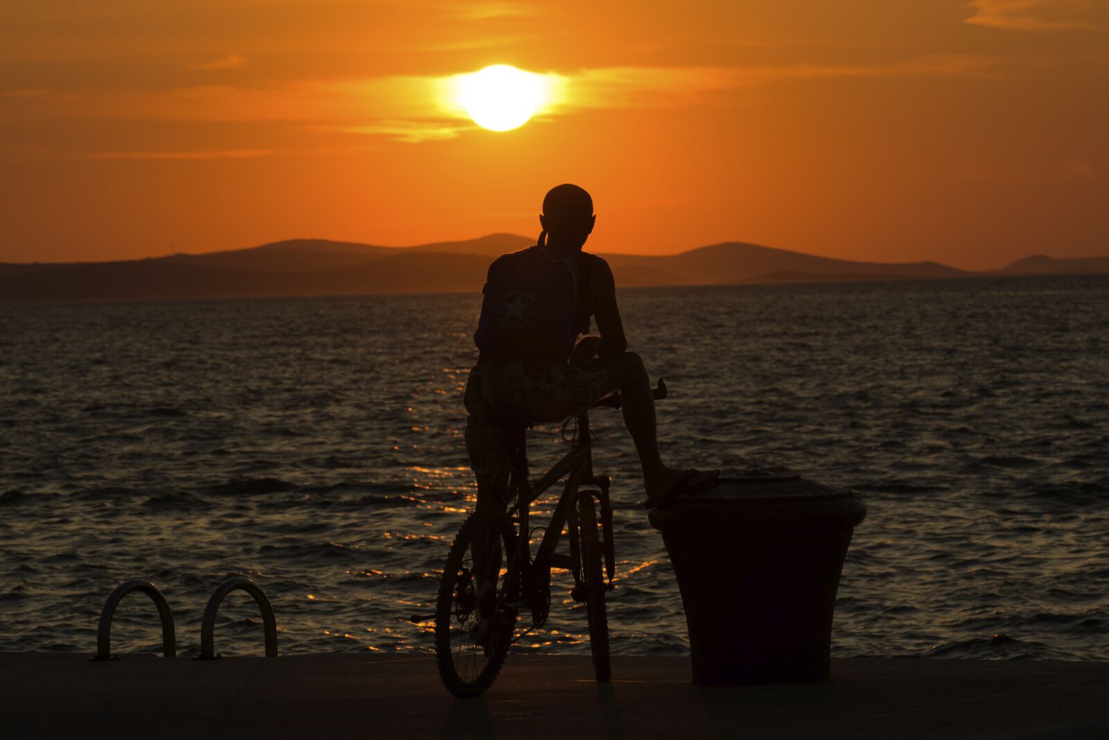 Nikon D7100 sample photo. Sunset, croatia, abendstimmung photography