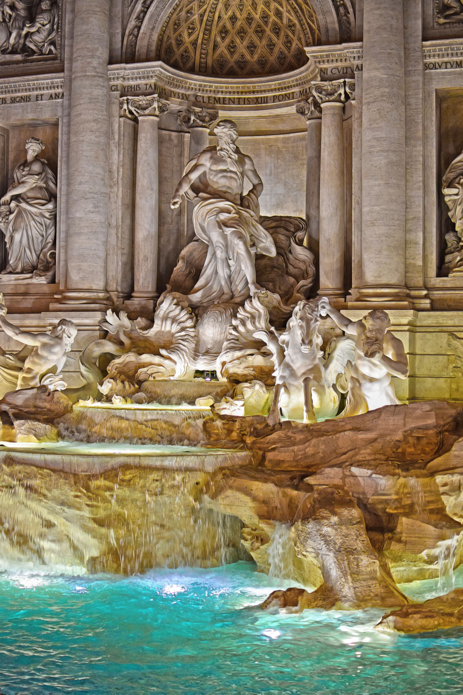 Nikon D5300 sample photo. Trevi fountain, rome, sculpture photography