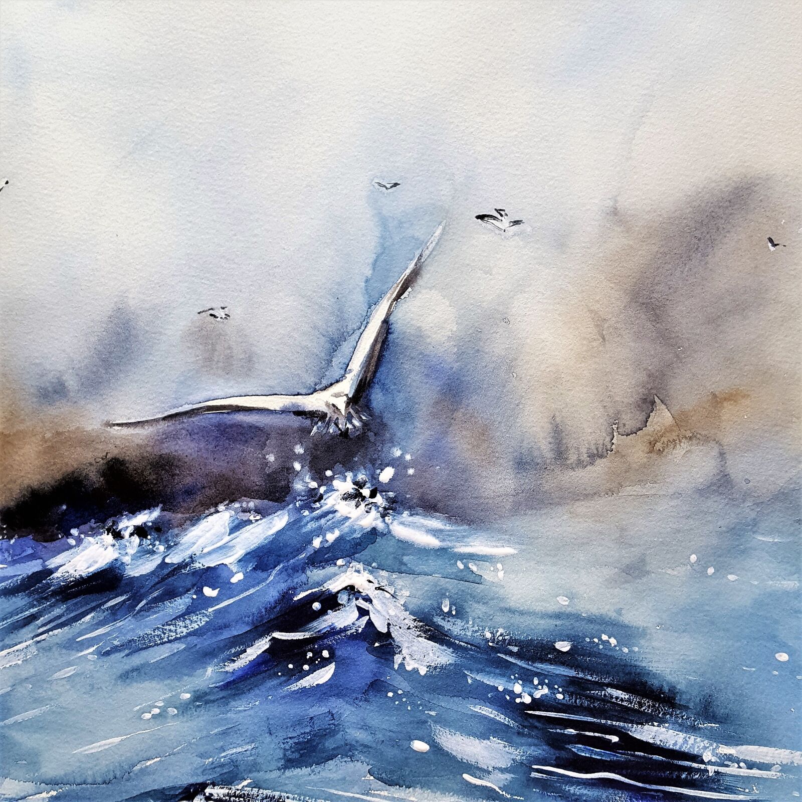 Samsung Galaxy S6 sample photo. Art, painting, sea photography
