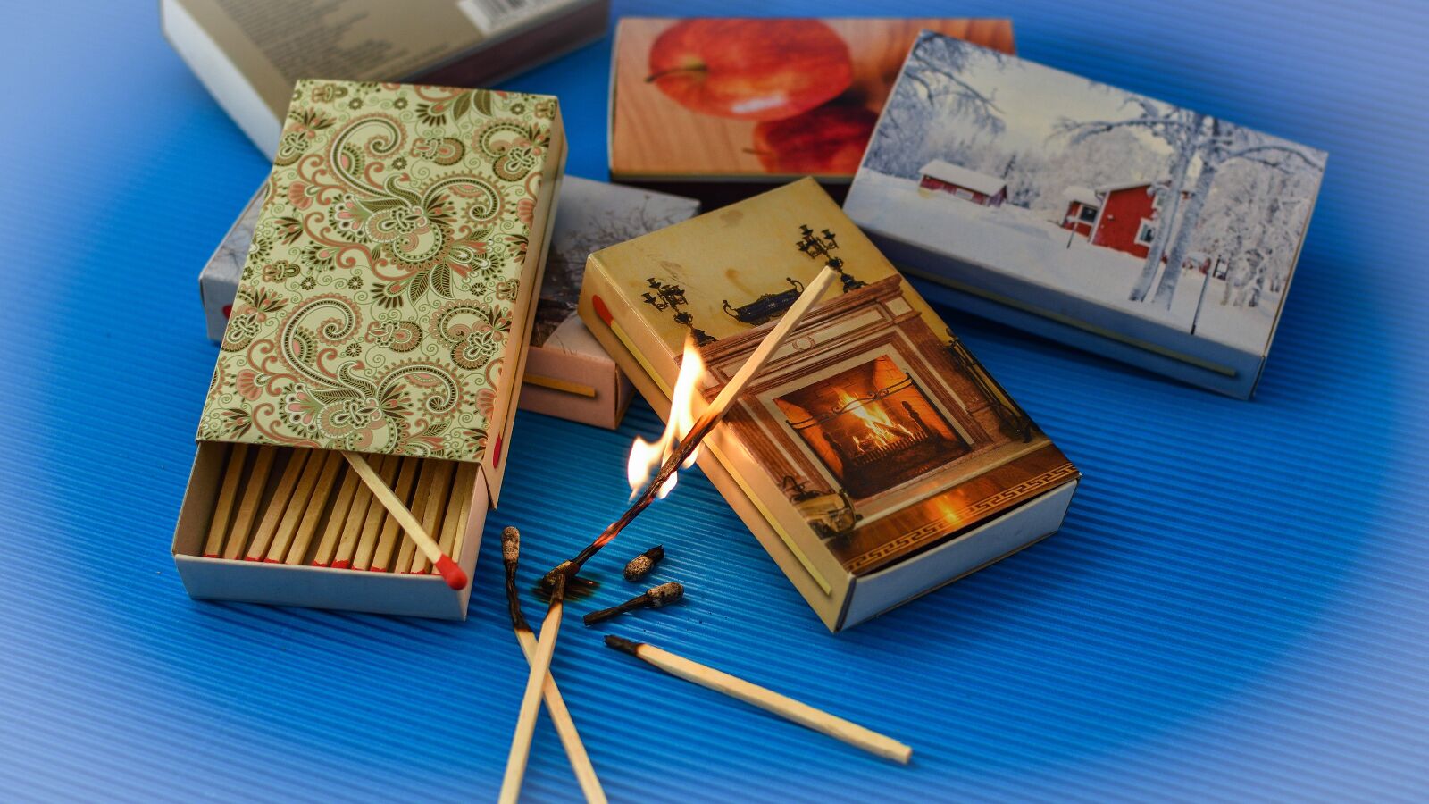 Nikon D7200 sample photo. Matches, flame, sticks photography