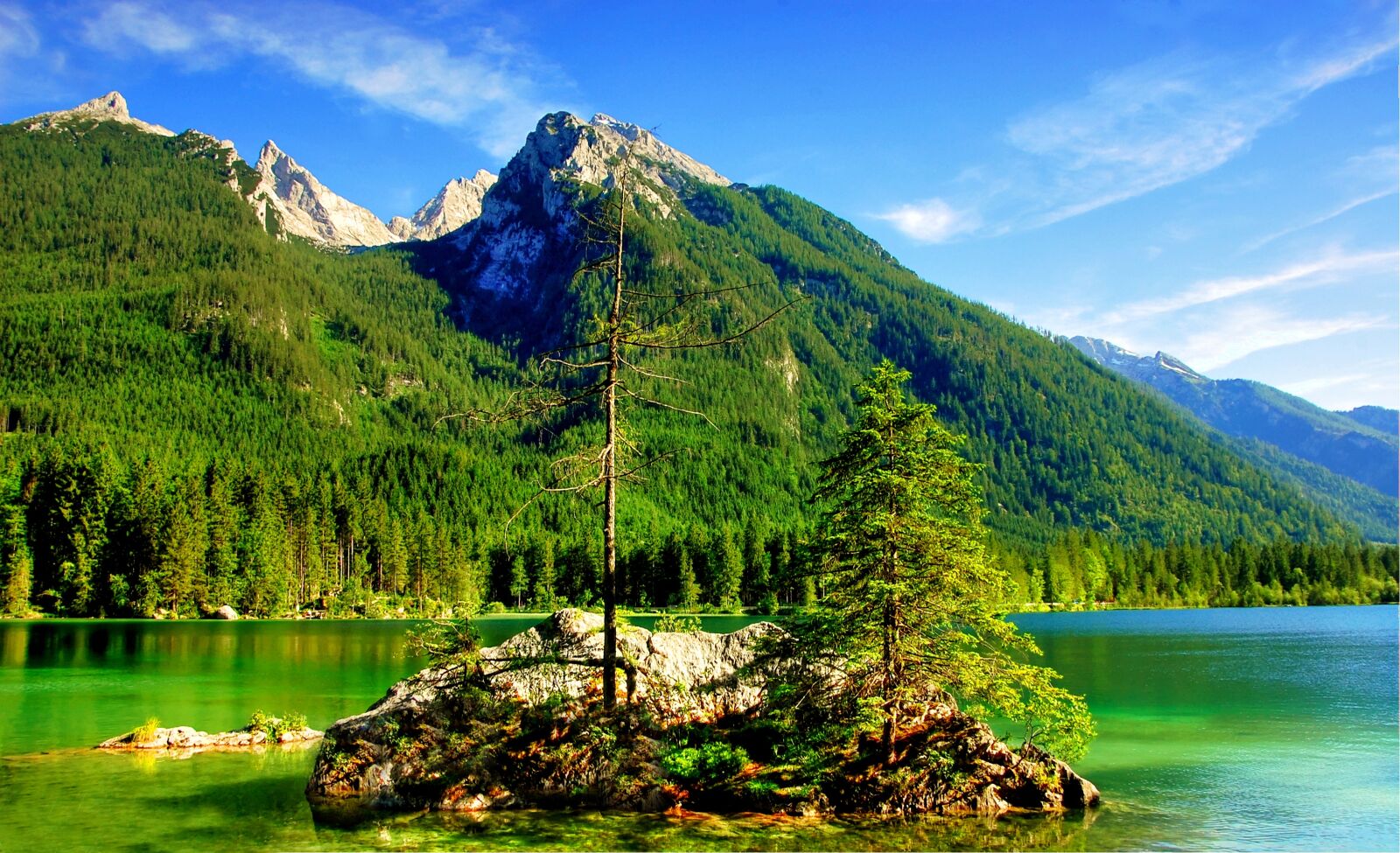 Nikon D40 sample photo. Ramsau, hintersee, mountains photography