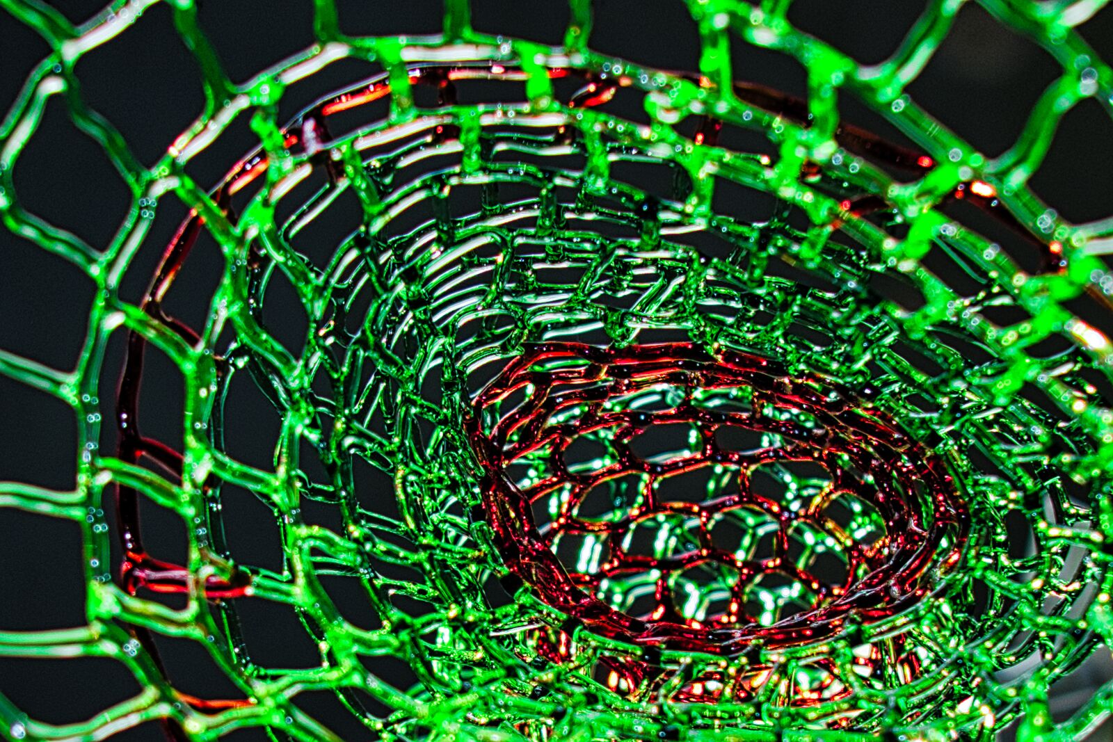 Fujifilm X-T2 + Fujifilm XF 23mm F1.4 R sample photo. Glass threads, structure, form photography