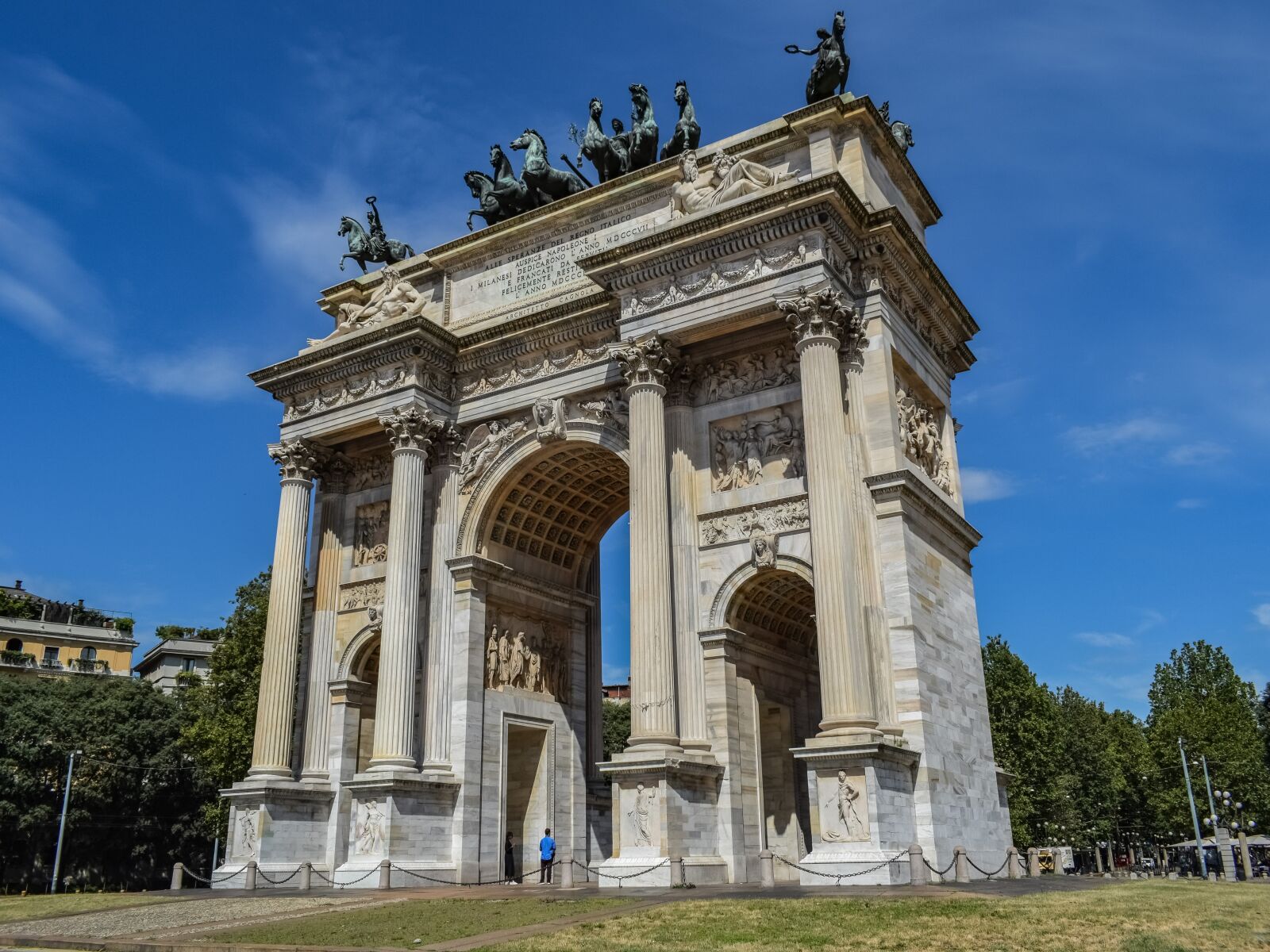 Nikon D3300 sample photo. Arco della pace, arc photography