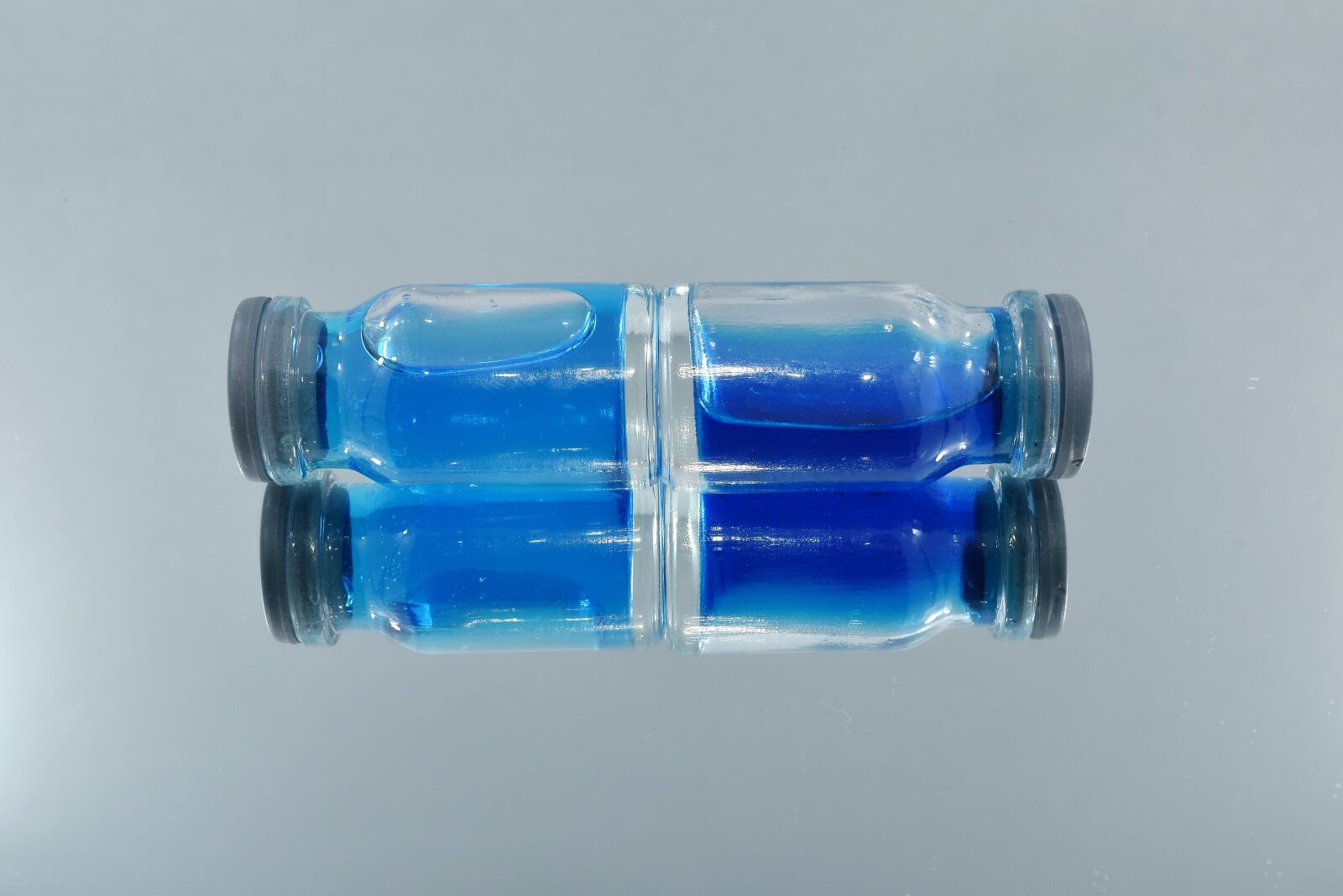 Nikon D5500 sample photo. Blue, bottles, horizontal, liquid photography