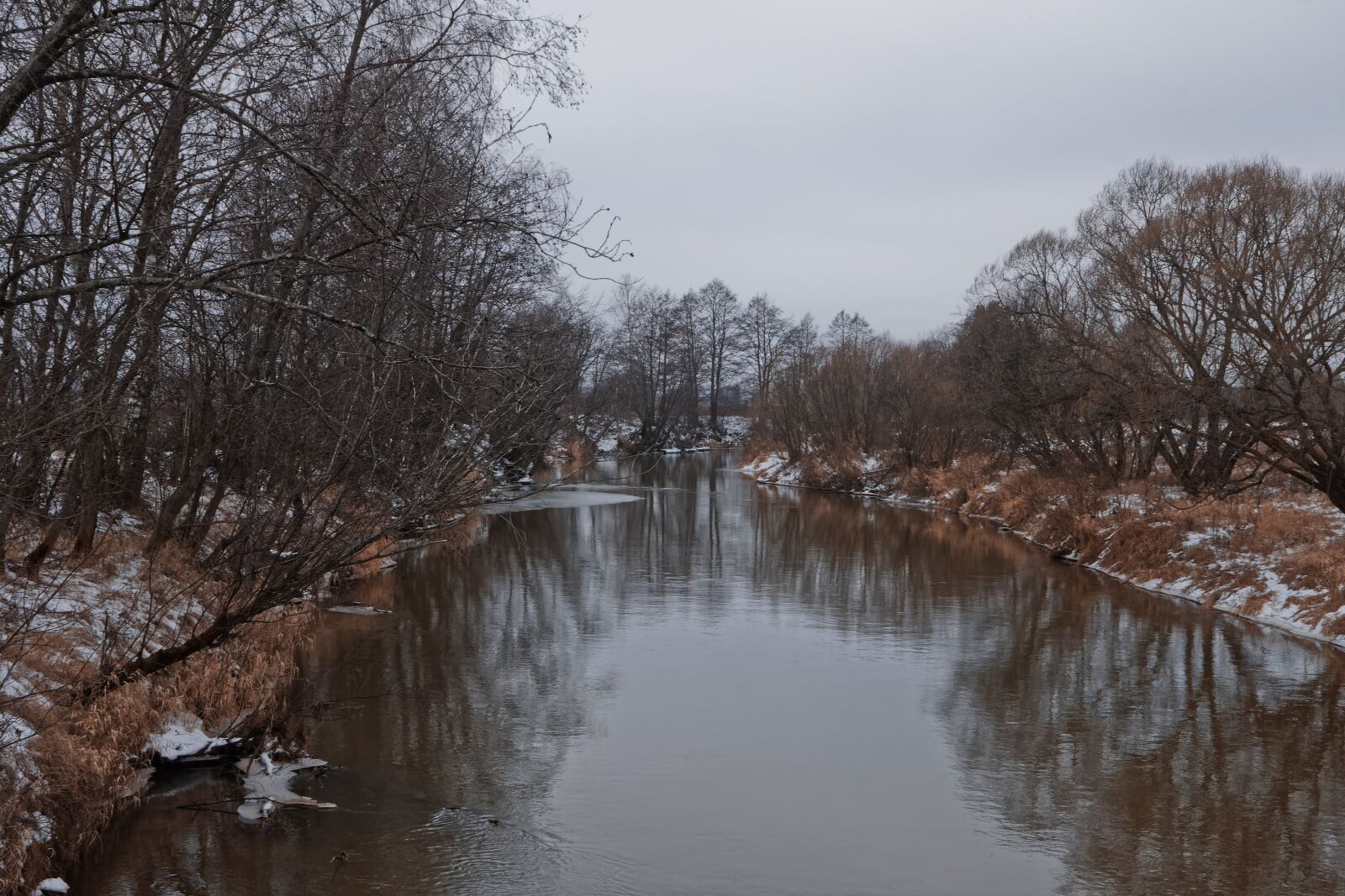 Canon EOS 500D (EOS Rebel T1i / EOS Kiss X3) sample photo. Winter, river, nature photography