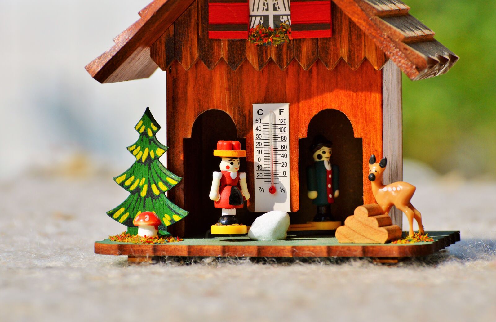 Nikon D3200 sample photo. Weather house, weather station photography