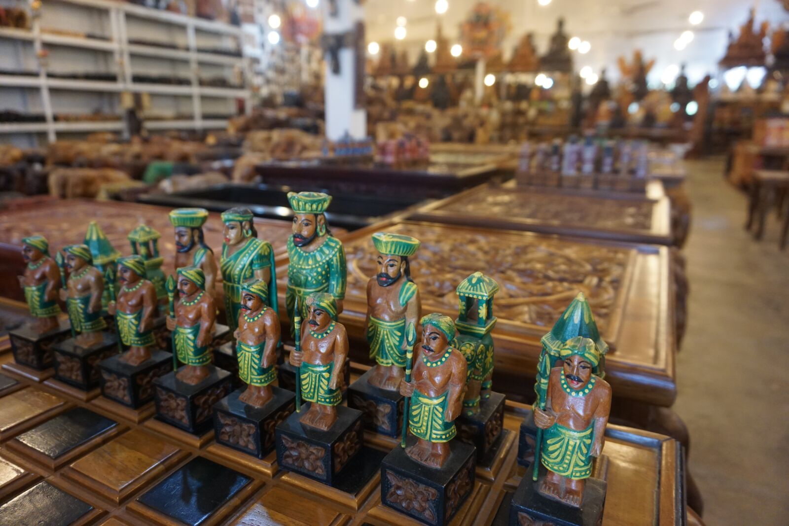 Sony a6000 sample photo. Chess, woodcarving, game photography