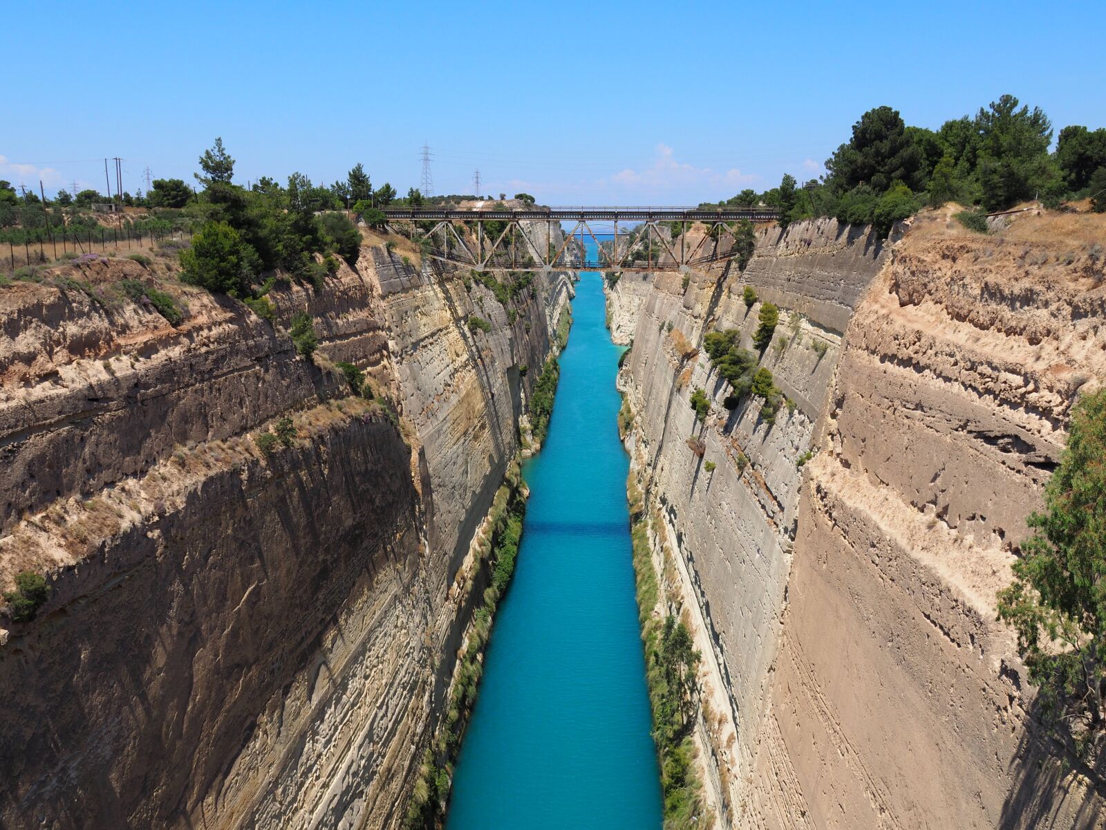 Olympus OM-D E-M10 II sample photo. Greece, channel, corinth photography