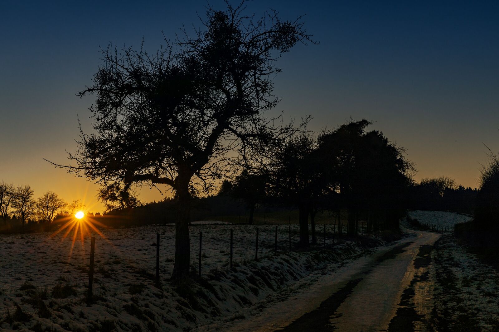 Canon EOS 5D Mark IV sample photo. Wintry, sunset, nature photography
