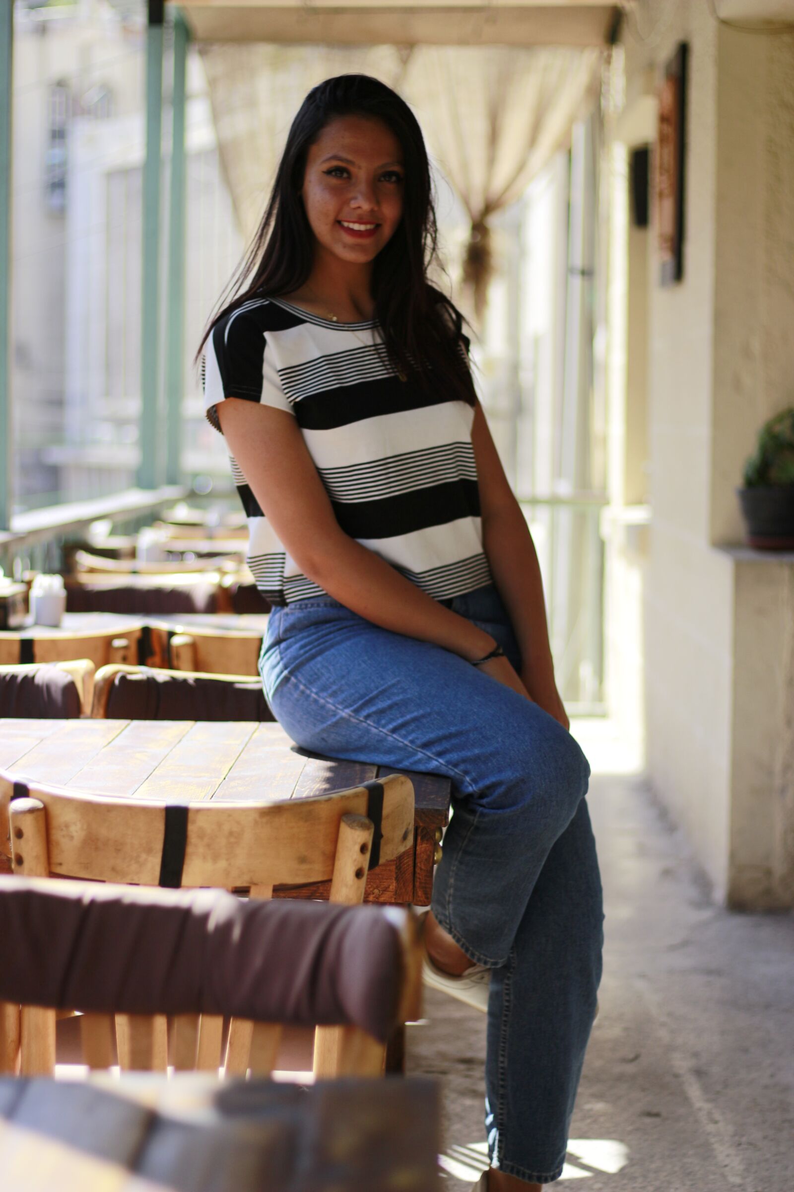 Canon EOS 700D (EOS Rebel T5i / EOS Kiss X7i) + Canon EF 50mm F1.8 STM sample photo. Portrait, girl, model photography