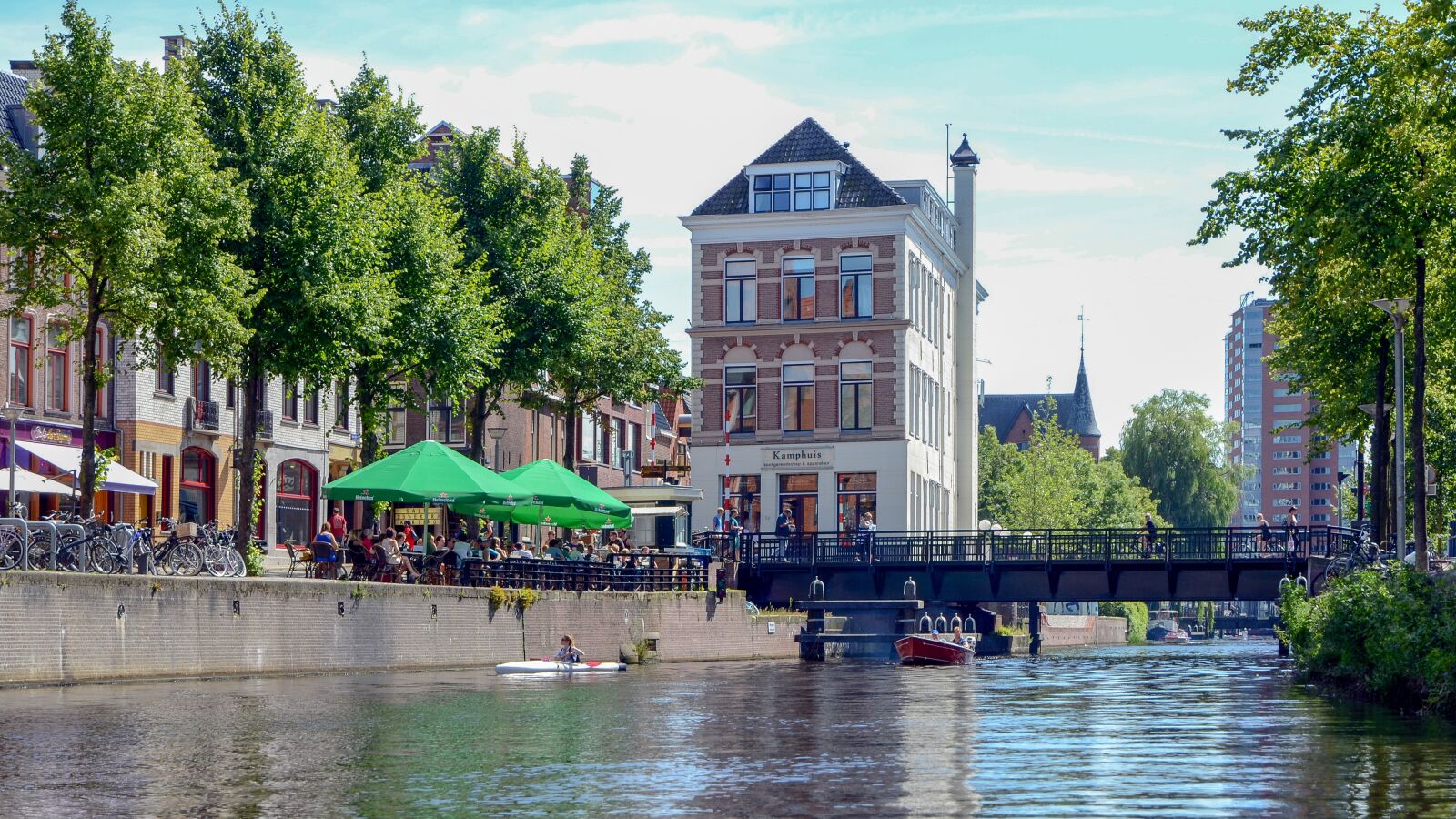 Nikon D7000 sample photo. Groningen, town, canal photography
