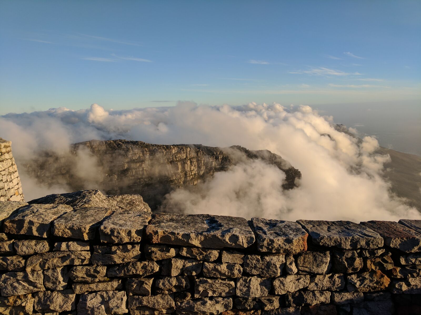 Google Pixel sample photo. Table mountain, clouds, cape photography