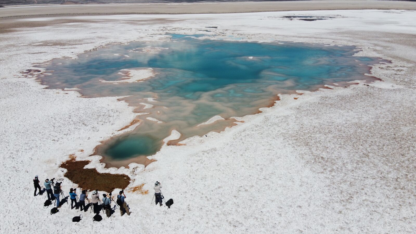 DJI FC7203 sample photo. Lake, salt, photographers photography