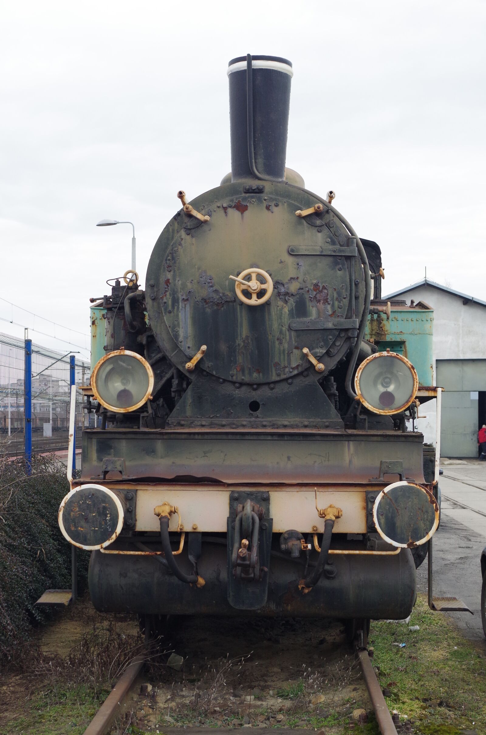 Pentax K-50 sample photo. Steam locomotive, train track photography