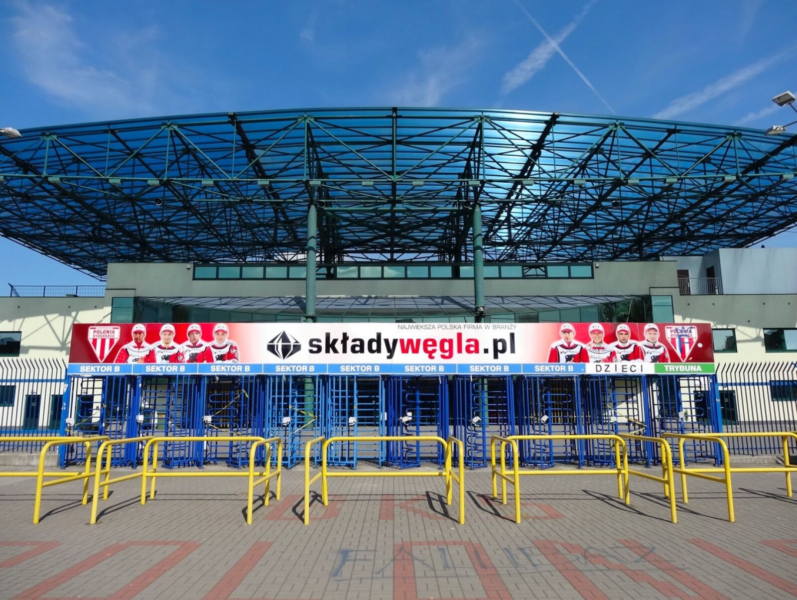 Sony Cyber-shot DSC-HX20V sample photo. Bydgoszcz, stadion, arena photography