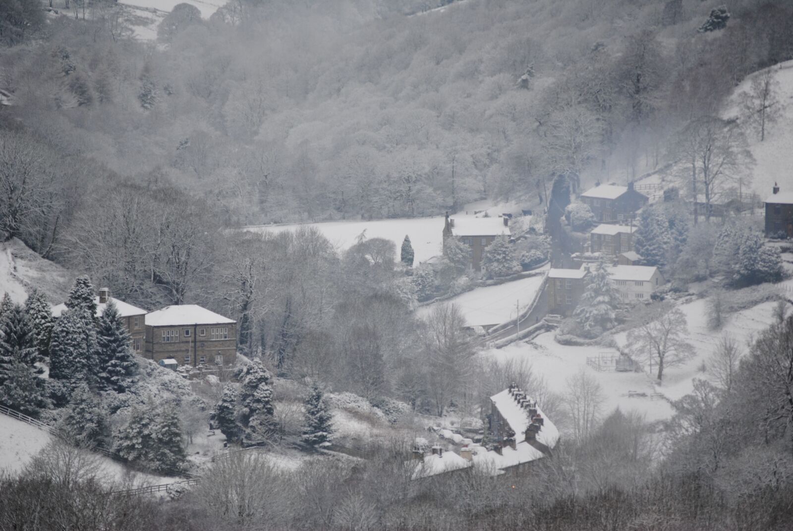 Nikon D3000 sample photo. Snow, landscape, winter photography