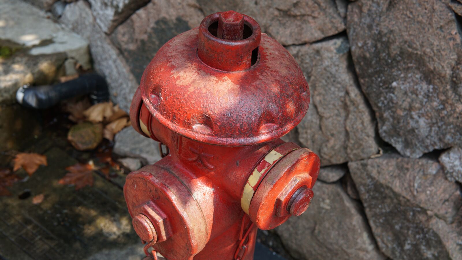 30mm F1.4 DC DN | Contemporary 016 sample photo. Red, sunlight, hydrant photography
