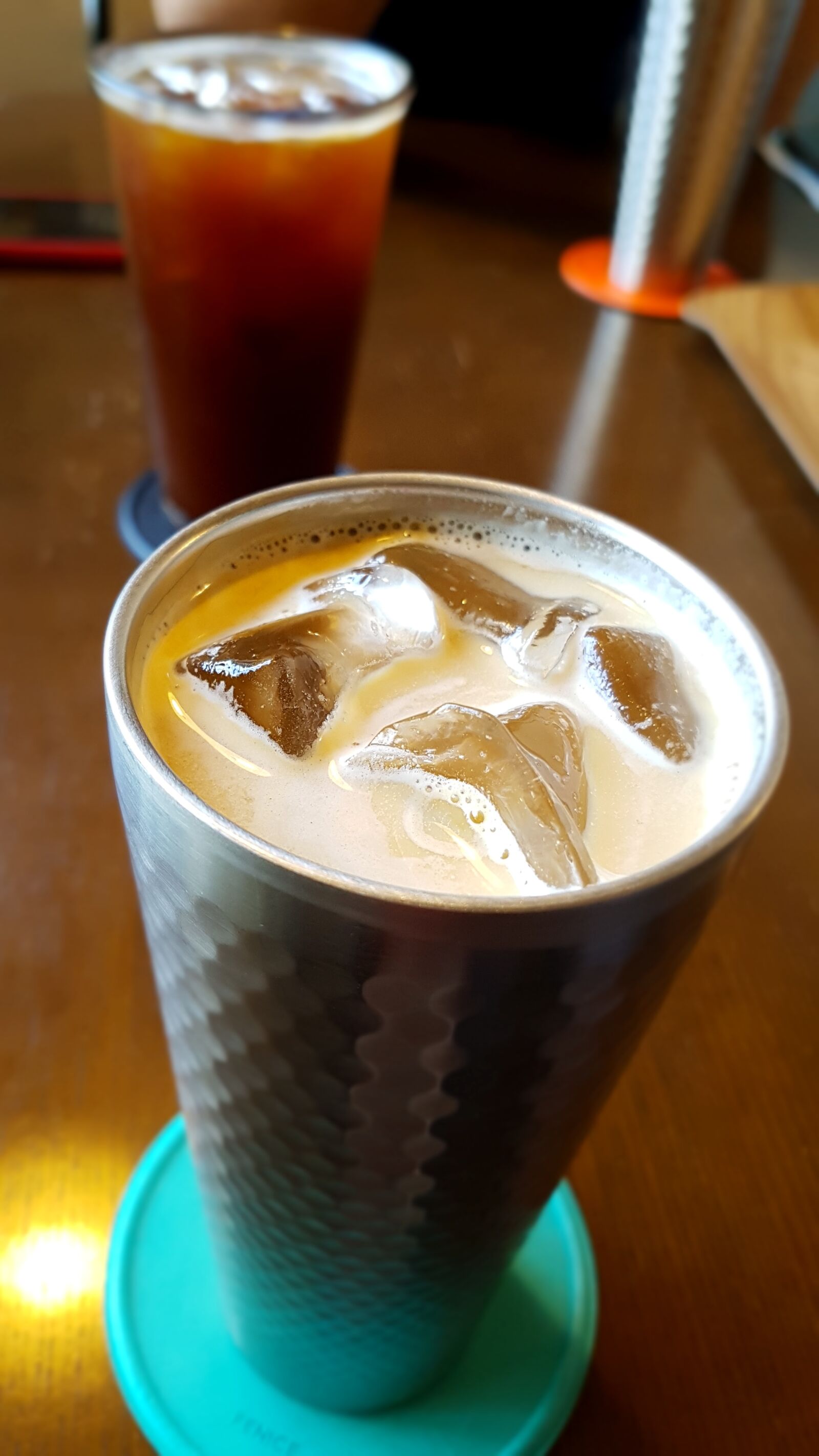 Samsung Galaxy S7 Edge sample photo. Ice vanilla latte, vanilla photography