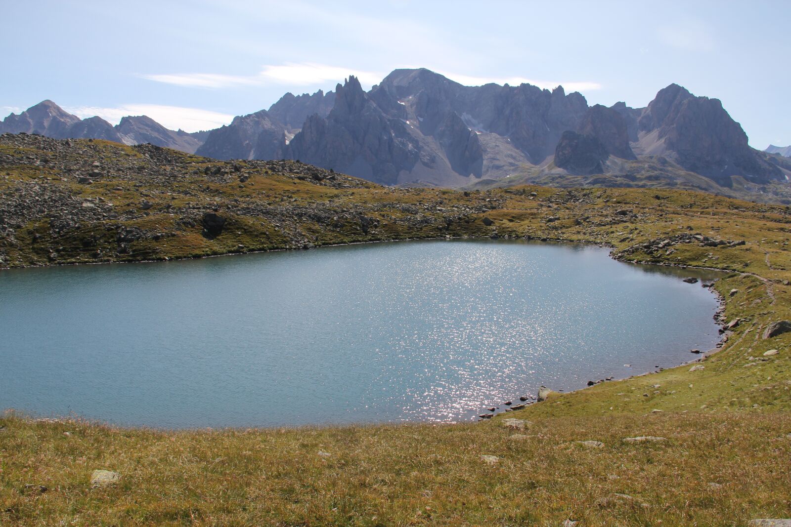 Canon EF-S 18-135mm F3.5-5.6 IS sample photo. Alps, mountain, lake photography