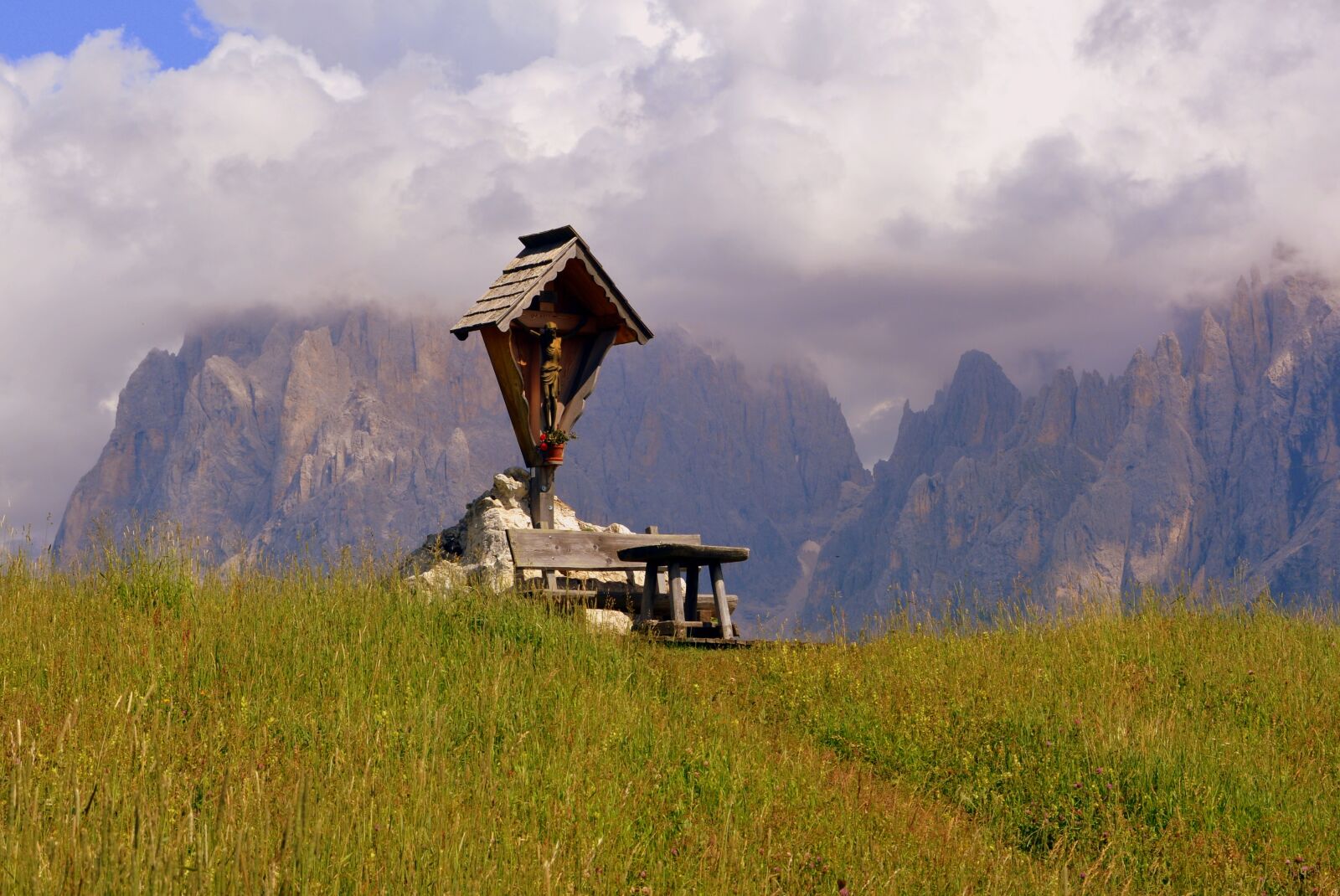 Nikon D7100 sample photo. Cross, prato, dolomites photography