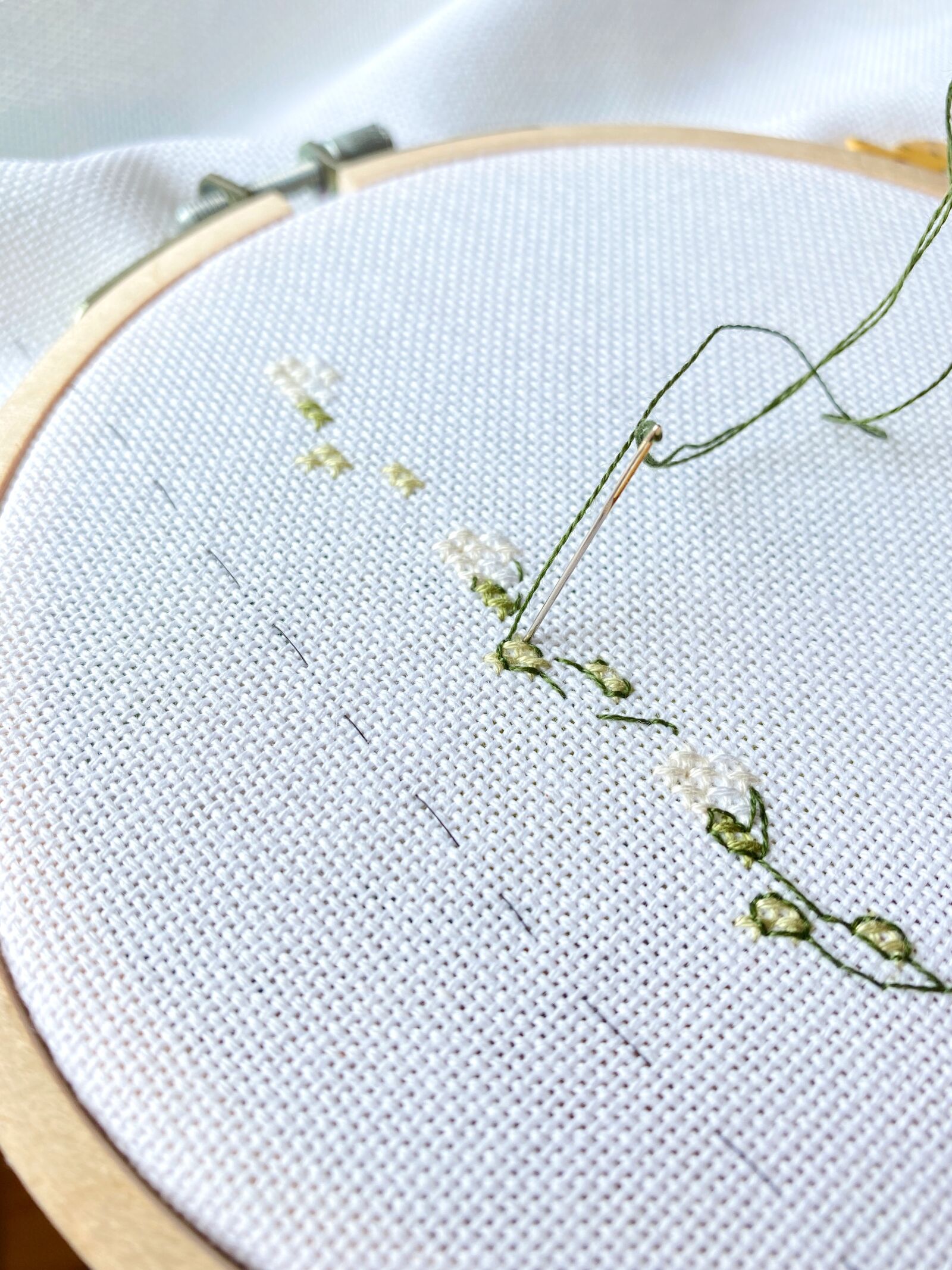 Apple iPhone 11 Pro sample photo. Embroidery, cross stitch, needlework photography