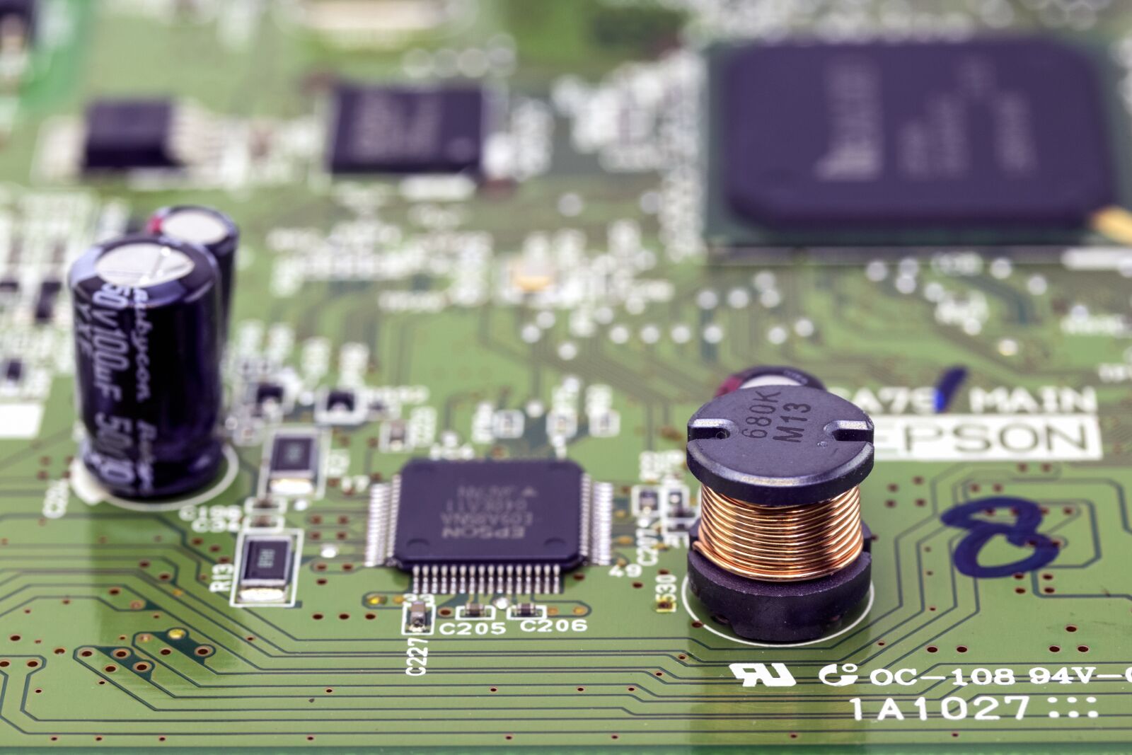 Canon EF-S 60mm F2.8 Macro USM sample photo. Board, electronics, computer photography
