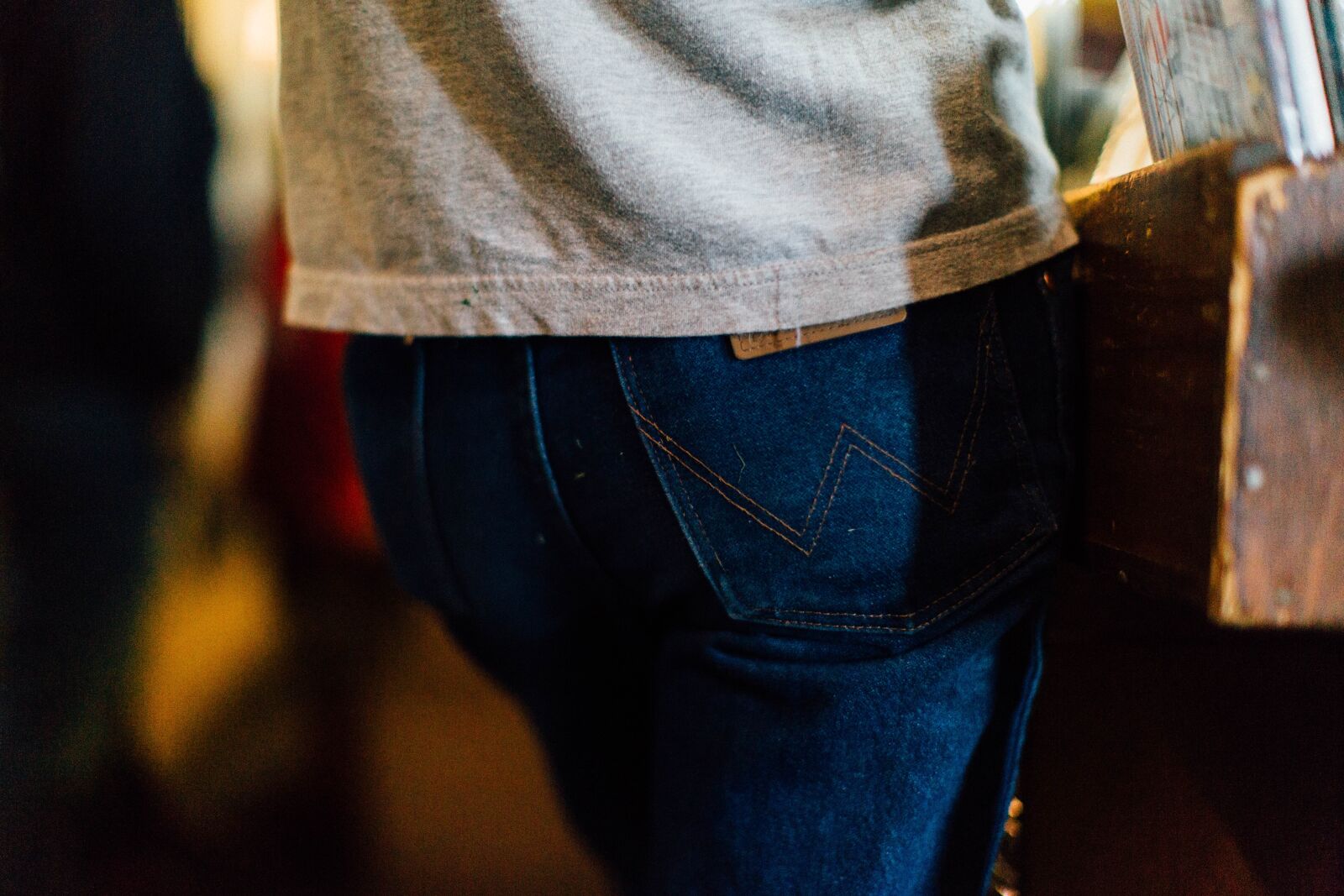 Canon EF 50mm F1.2L USM sample photo. Wrangler, butt, fashion photography