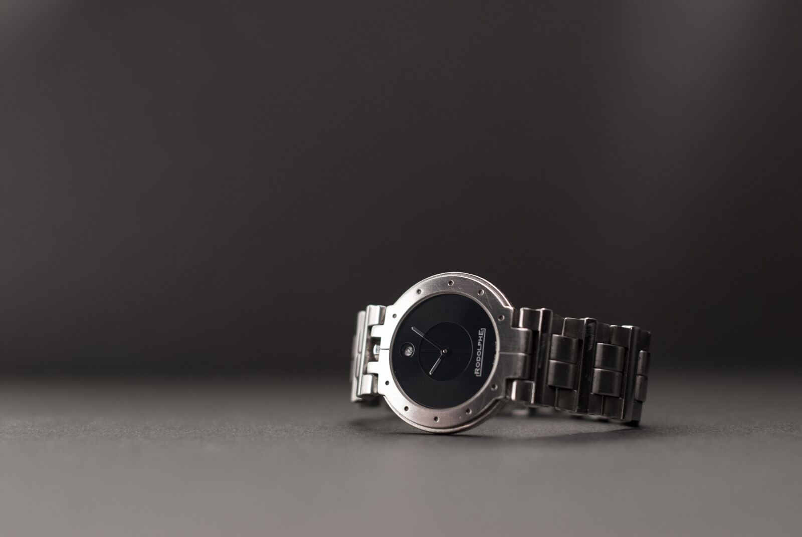 Nikon D80 sample photo. Black face watch, designer photography