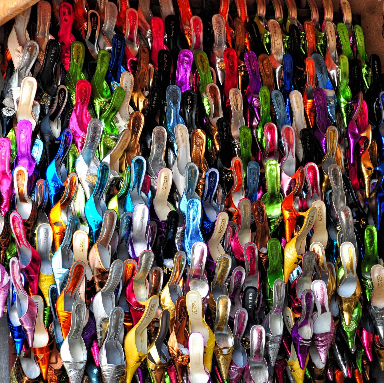 Nikon D300 sample photo. Shoe, market, senegal photography