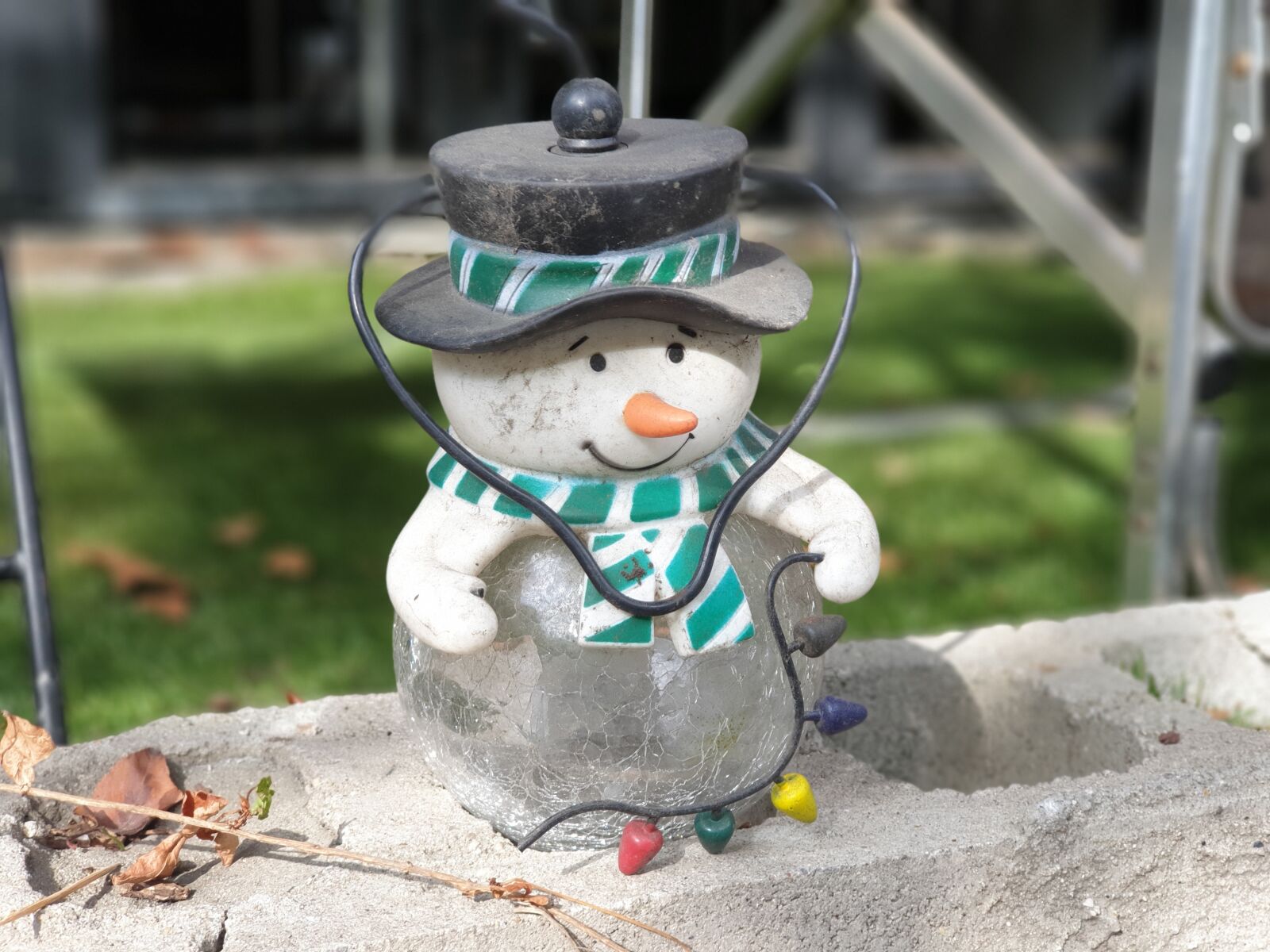 Samsung Galaxy Note9 sample photo. Snowman, lighting, christmas photography