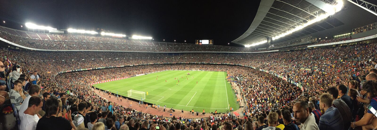 Apple iPhone 6 sample photo. Football, stadium, barcelona photography