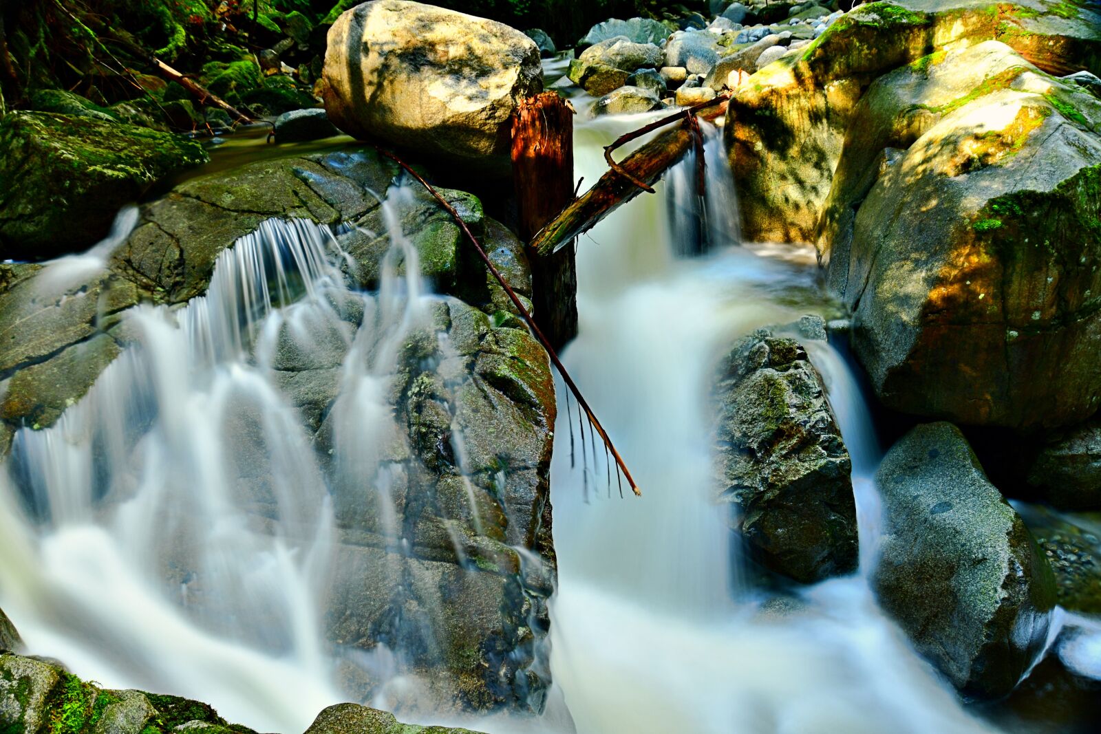 Nikon D7500 sample photo. Waterfalls, cascading water, nature photography