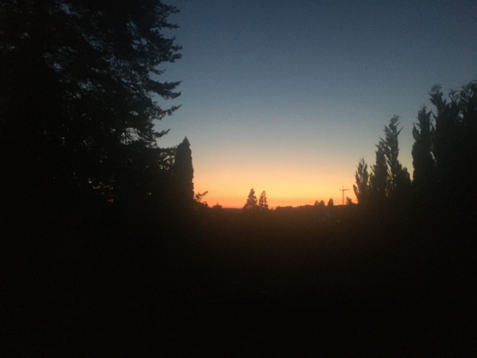 Apple iPhone 6s sample photo. Sunset, germany, night photography